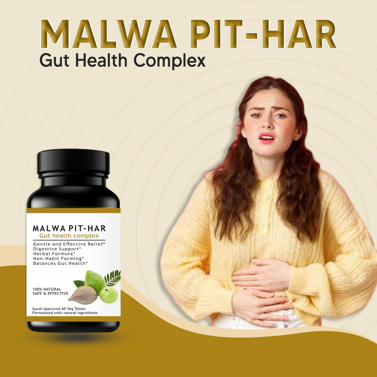 Malwa PIT-HAR | 100% Natural Ayurvedic Tablets
